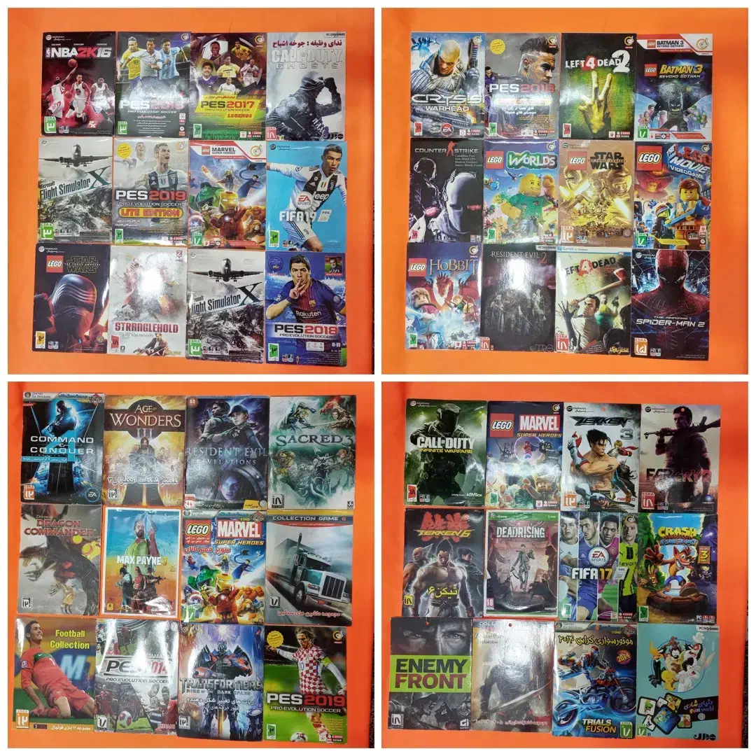 حراج بازی کامپیوتر و پلی1و2 و کالکشن divx|کنسول، بازی ویدئویی و آنلاین|شیراز, عادل آباد|دیوار
