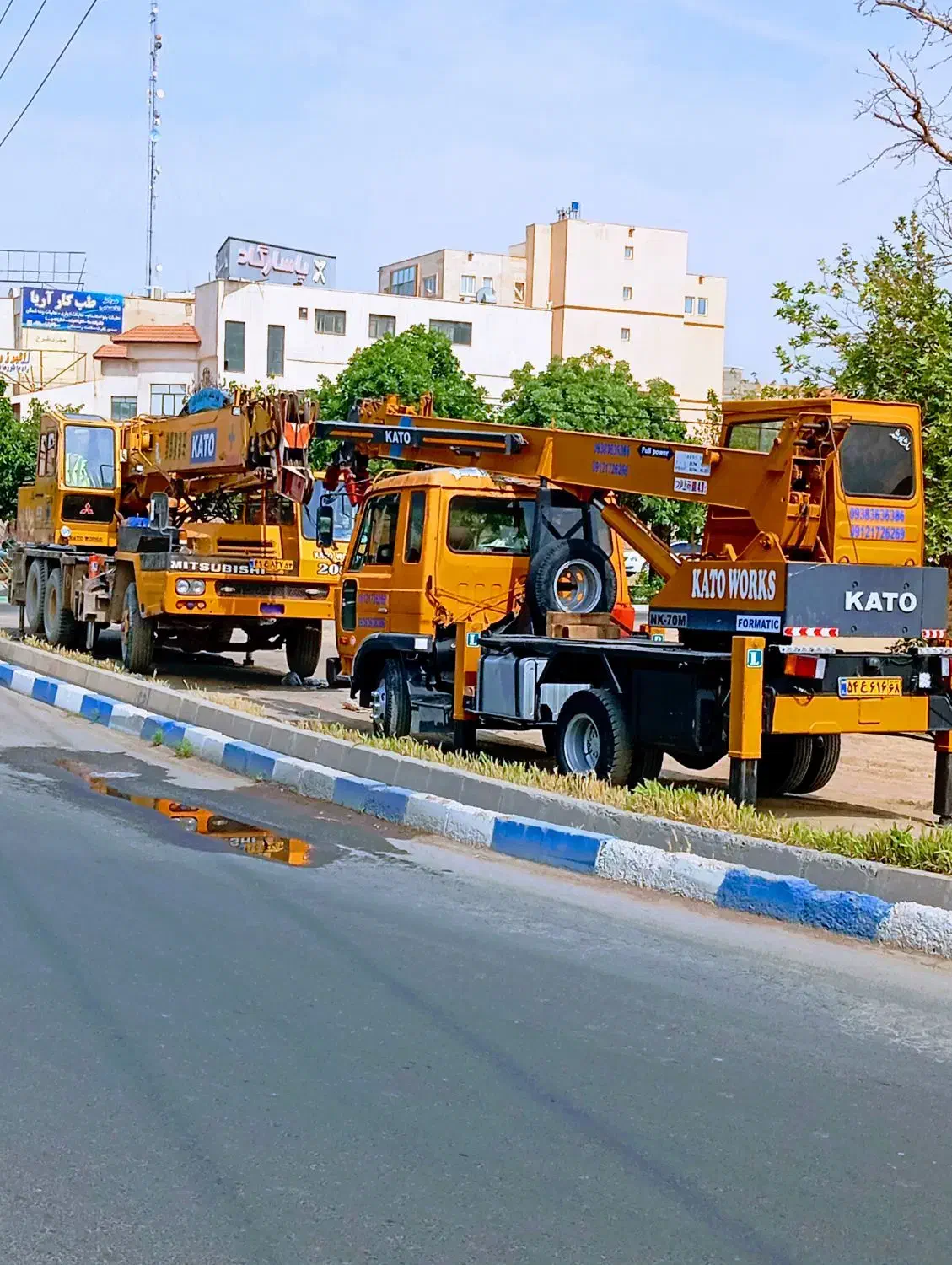 جرثقیل 7تن|خودرو سنگین|اسلام‌شهر, مسکن مهر اسلاشهر (شهرک امام خمینی)|دیوار