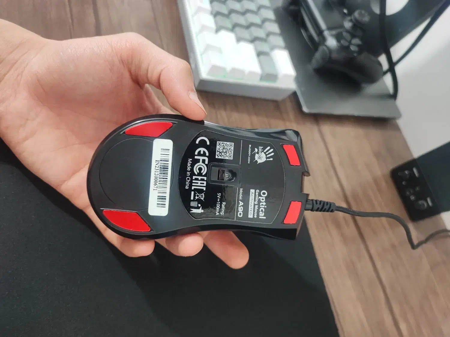 موس گیمینگ bloody A90|قطعات و لوازم جانبی رایانه|آبیک, |دیوار