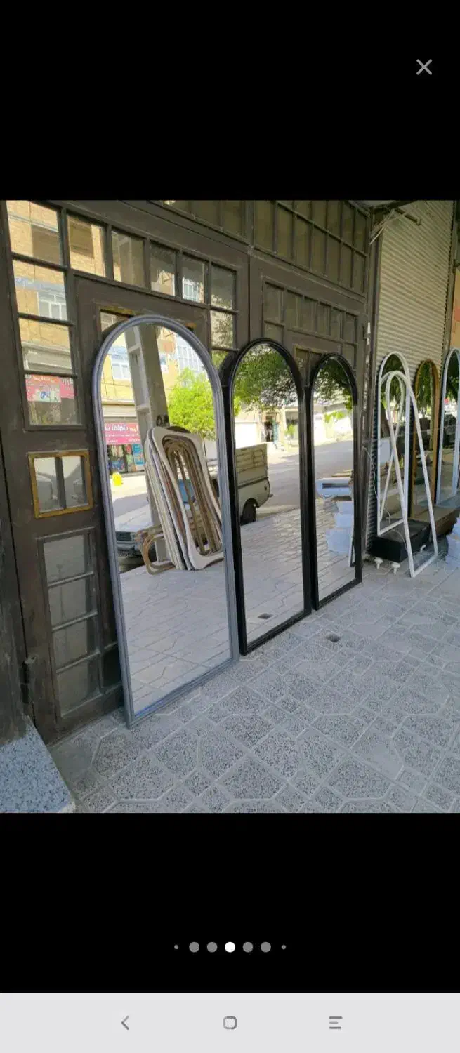 اینه قدی فلزی|آینه|قزوین, |دیوار