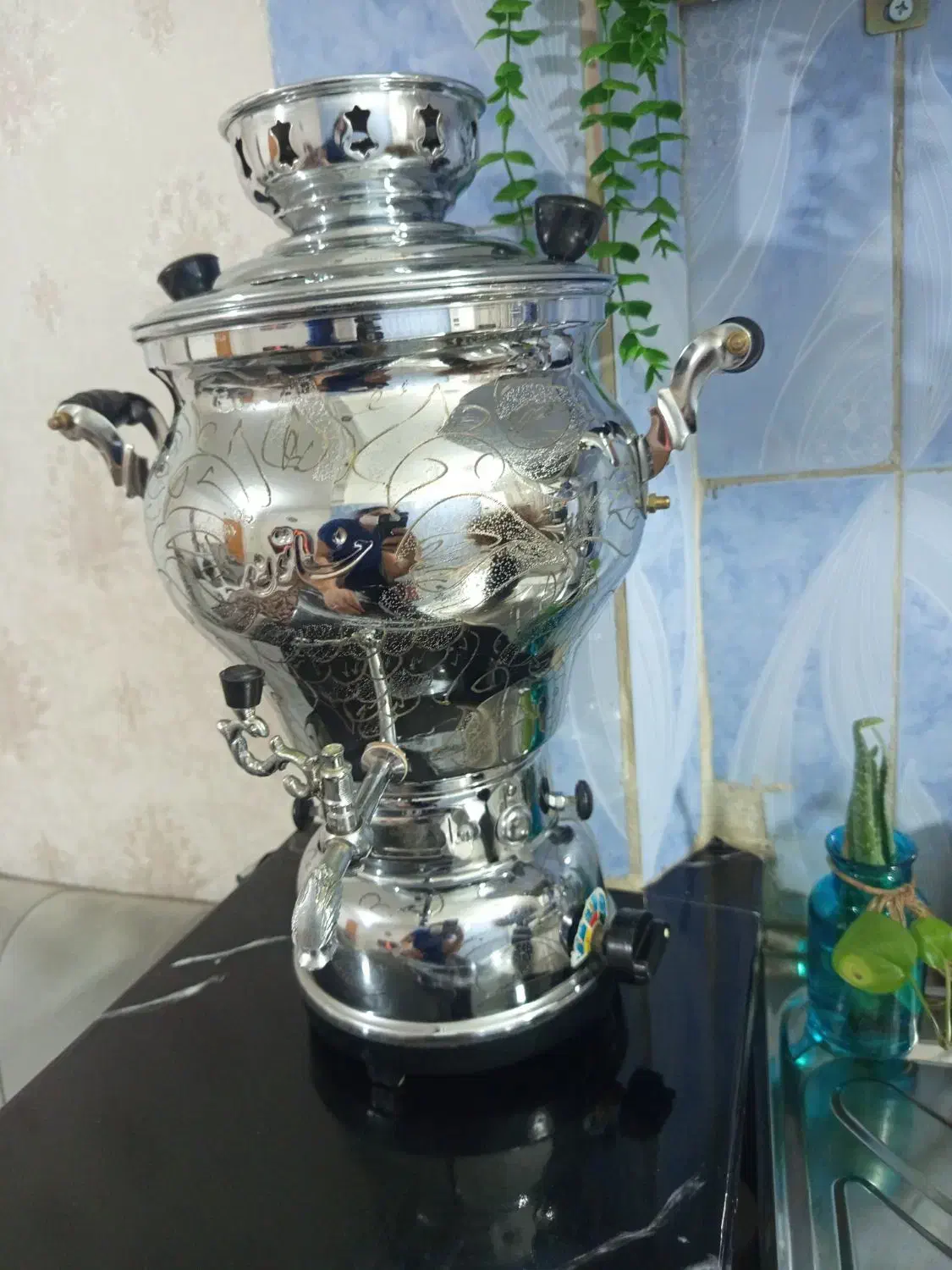 سماور گازی|سماور، چای‌ساز، قهوه‌ساز|قدس, شهر‌قدس|دیوار