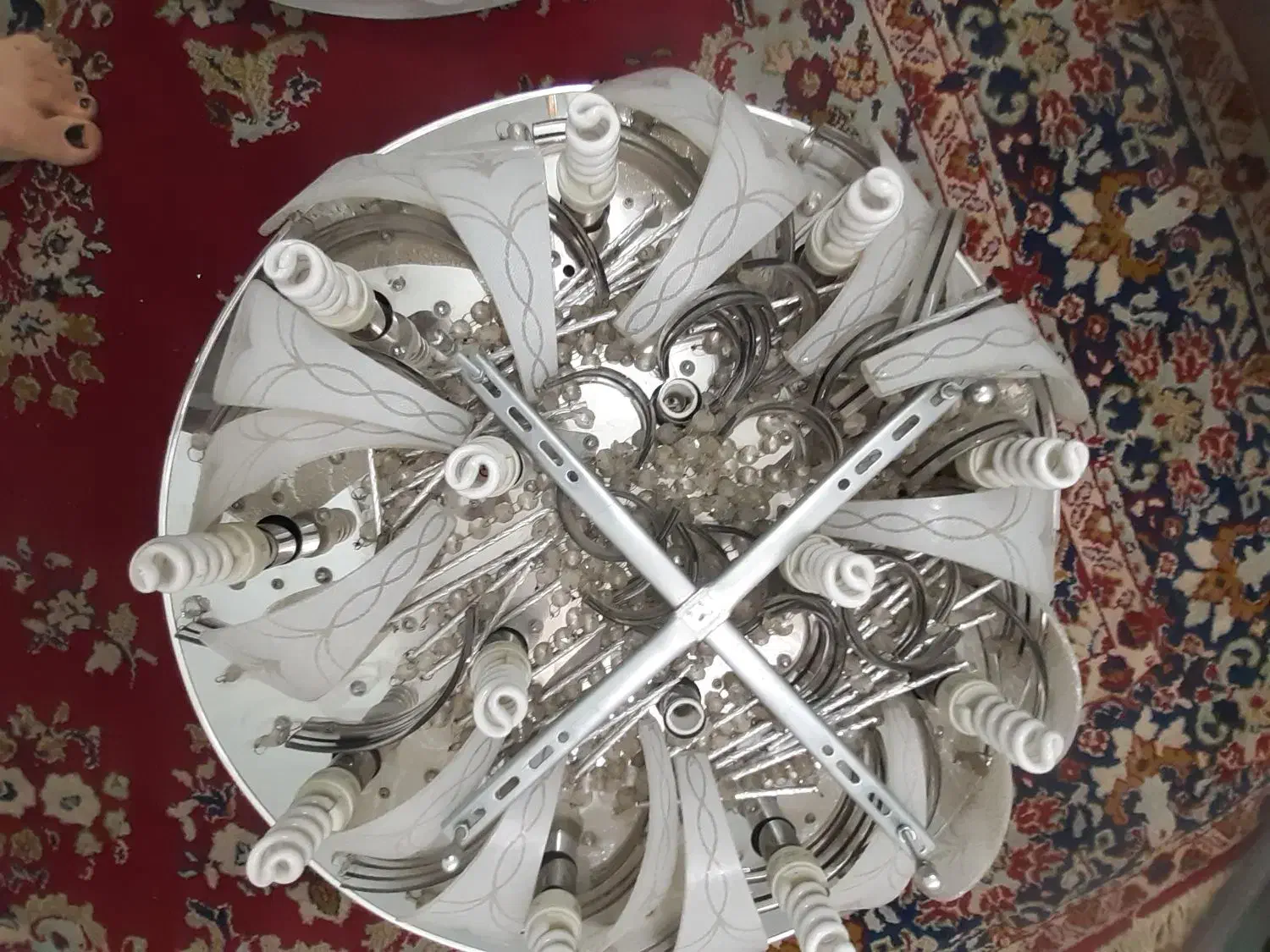 ۲عددلوستر بسیار شیک وزیبا|لوستر و چراغ آویز|اصفهان, احمدآباد|دیوار