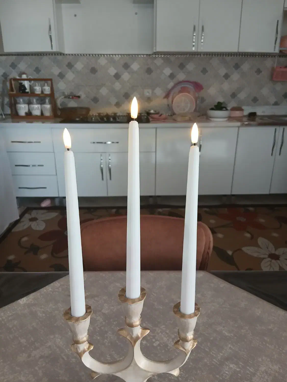 شمع ال ای دی باتری خور|ریسه و چراغ تزئینی|کرمانشاه, |دیوار