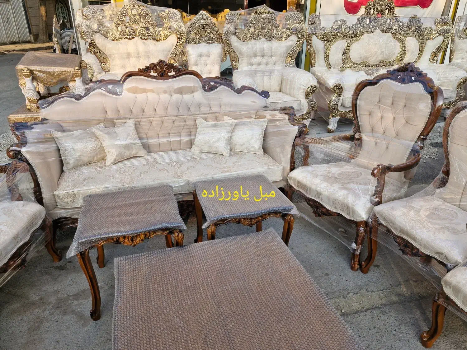 مبل سلطنتی ۹نفره آراد پخش عمده مبلمان|مبلمان خانگی و میز عسلی|ارومیه, |دیوار