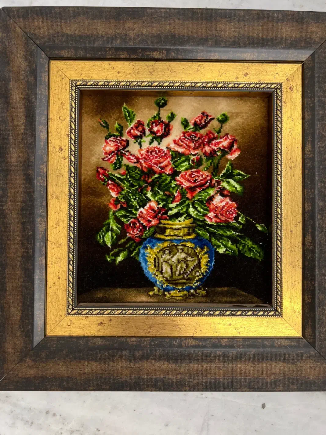 تابلو فرش دستبافت|تابلو فرش|تهران, نیلوفر|دیوار