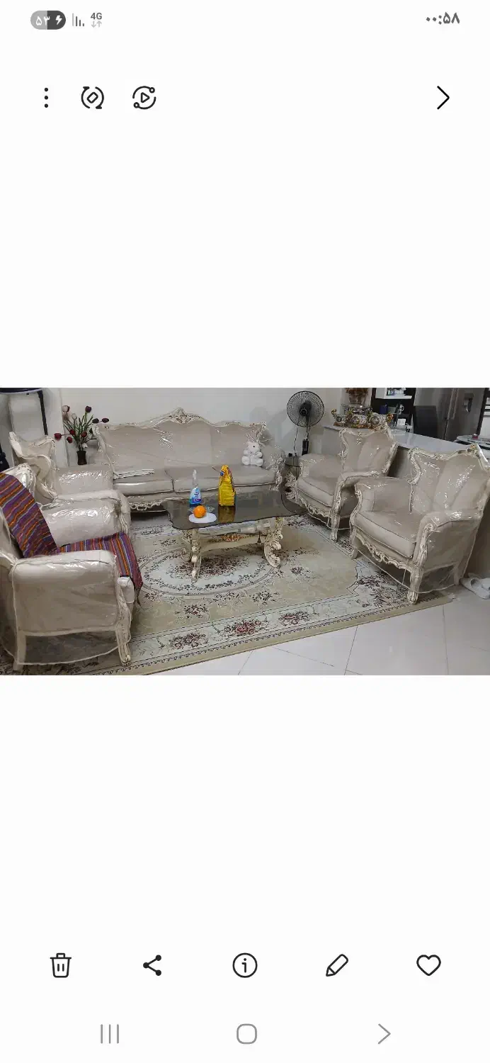 مبل ۷ نفره استیل|مبلمان خانگی و میز عسلی|تهران, سلسبیل شمالی|دیوار