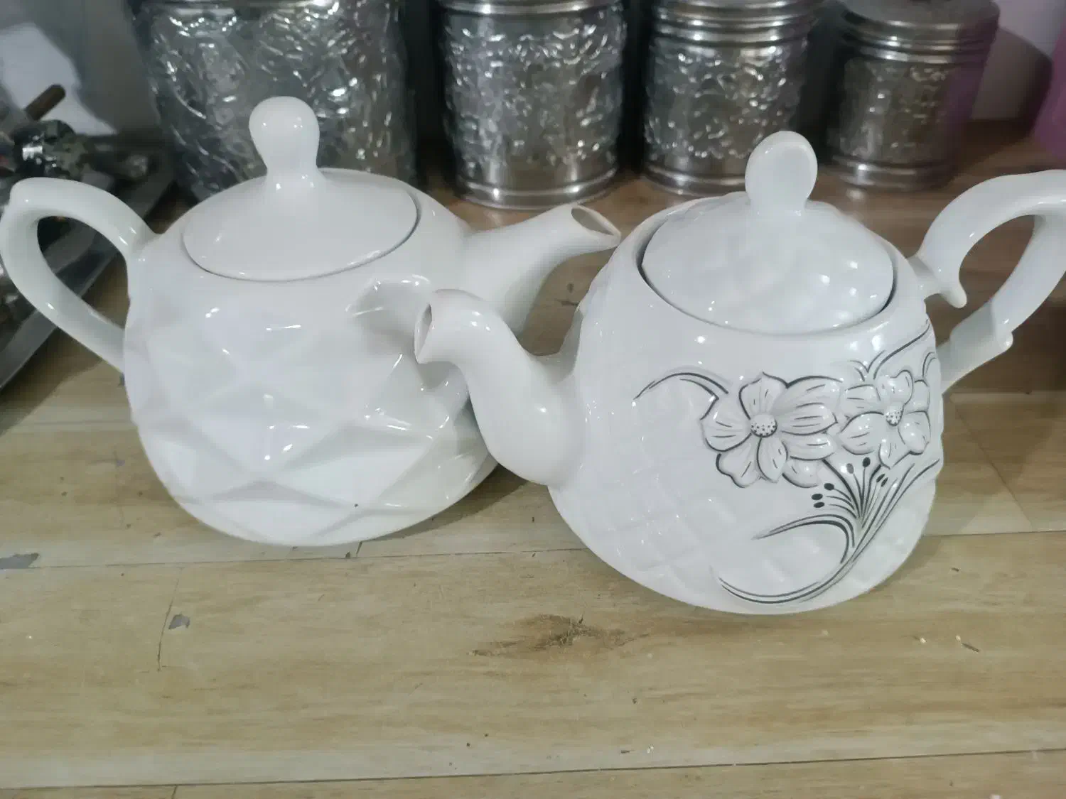 قوری چینی نو|قوری، کتری، قهوه‌ساز دستی|تربت‌حیدریه, ترمینال|دیوار