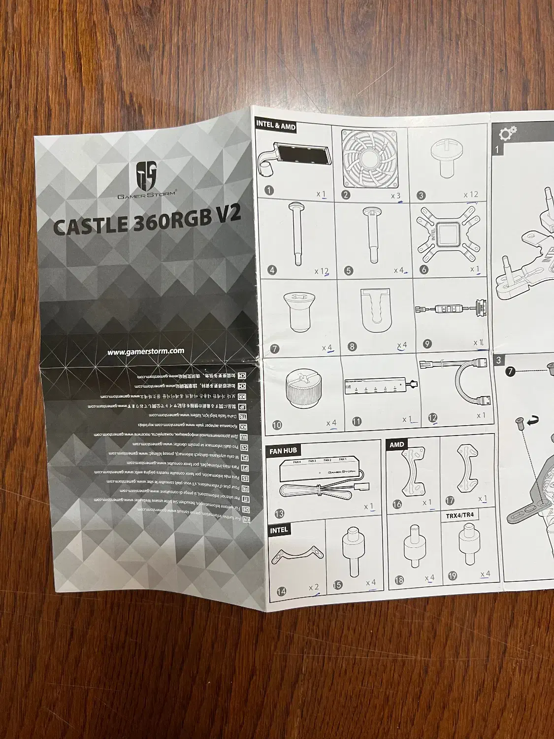 خنک کننده پردازنده گیمراستورم مدل Castle 360RGB V2|قطعات و لوازم جانبی رایانه|ساری, |دیوار