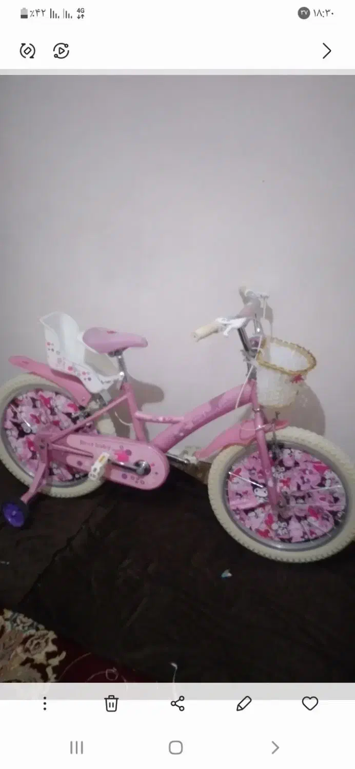 دوچرخه پسرانه  و دخترانه سایز ۱۲ و ۲۰ نونو|دوچرخه، اسکیت، اسکوتر|محمدشهر, شهرک صنعتی زیبادشت|دیوار