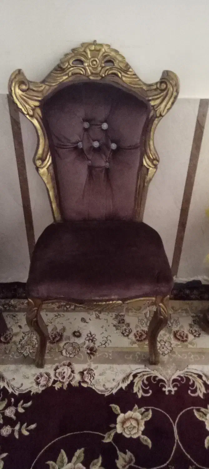 مبلمان ۹ نفره سلطنتی|مبلمان خانگی و میز عسلی|سیاهکل, |دیوار