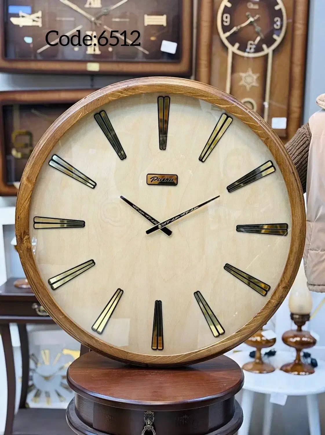 ساعت دیواری چوبی|ساعت دیواری و تزئینی|محمدشهر, یزدیها|دیوار