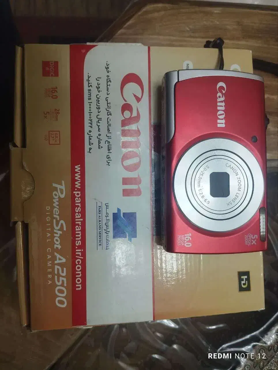 دوربین حرفه ایcanon A2500|دوربین عکاسی و فیلم‌برداری|شیراز, زرهی|دیوار