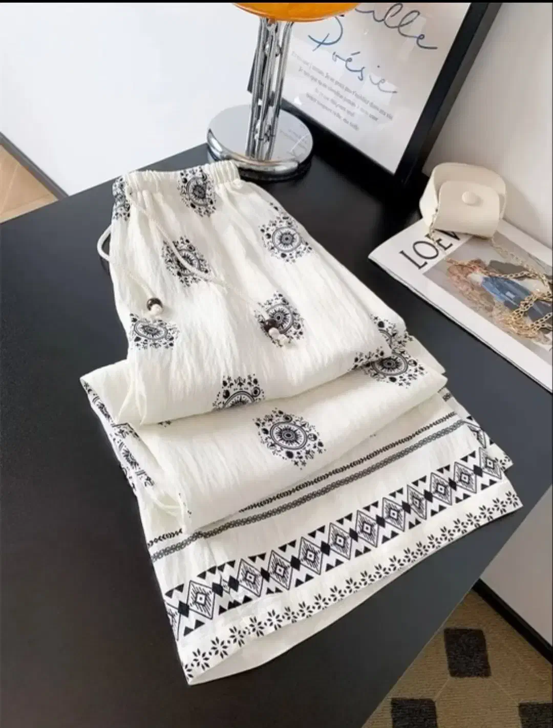 شلوار بگ جنس لینن|لباس|پیر بکران, |دیوار