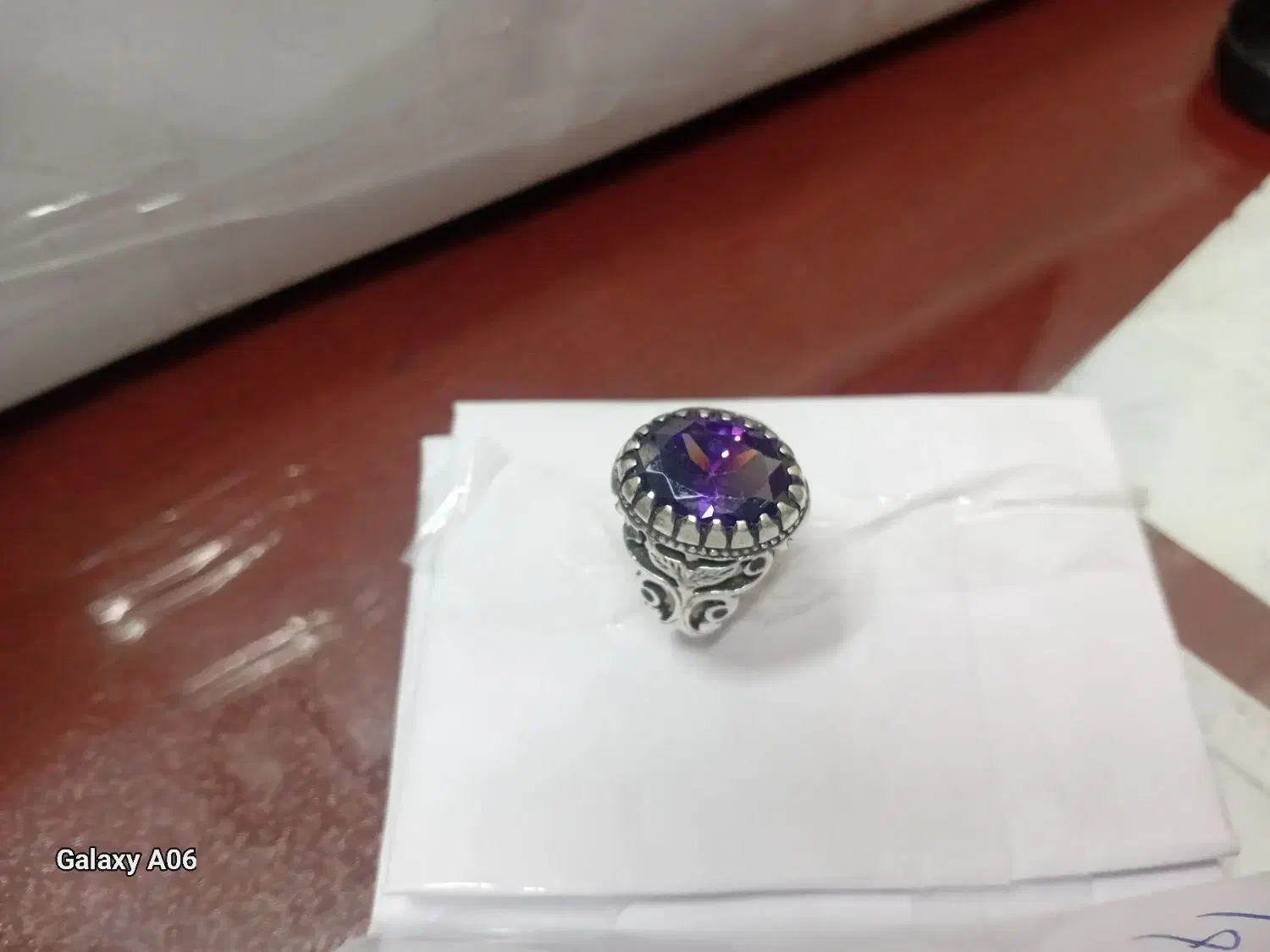 انگشترنقره یاقوت کبود|جواهرات|دزفول, |دیوار