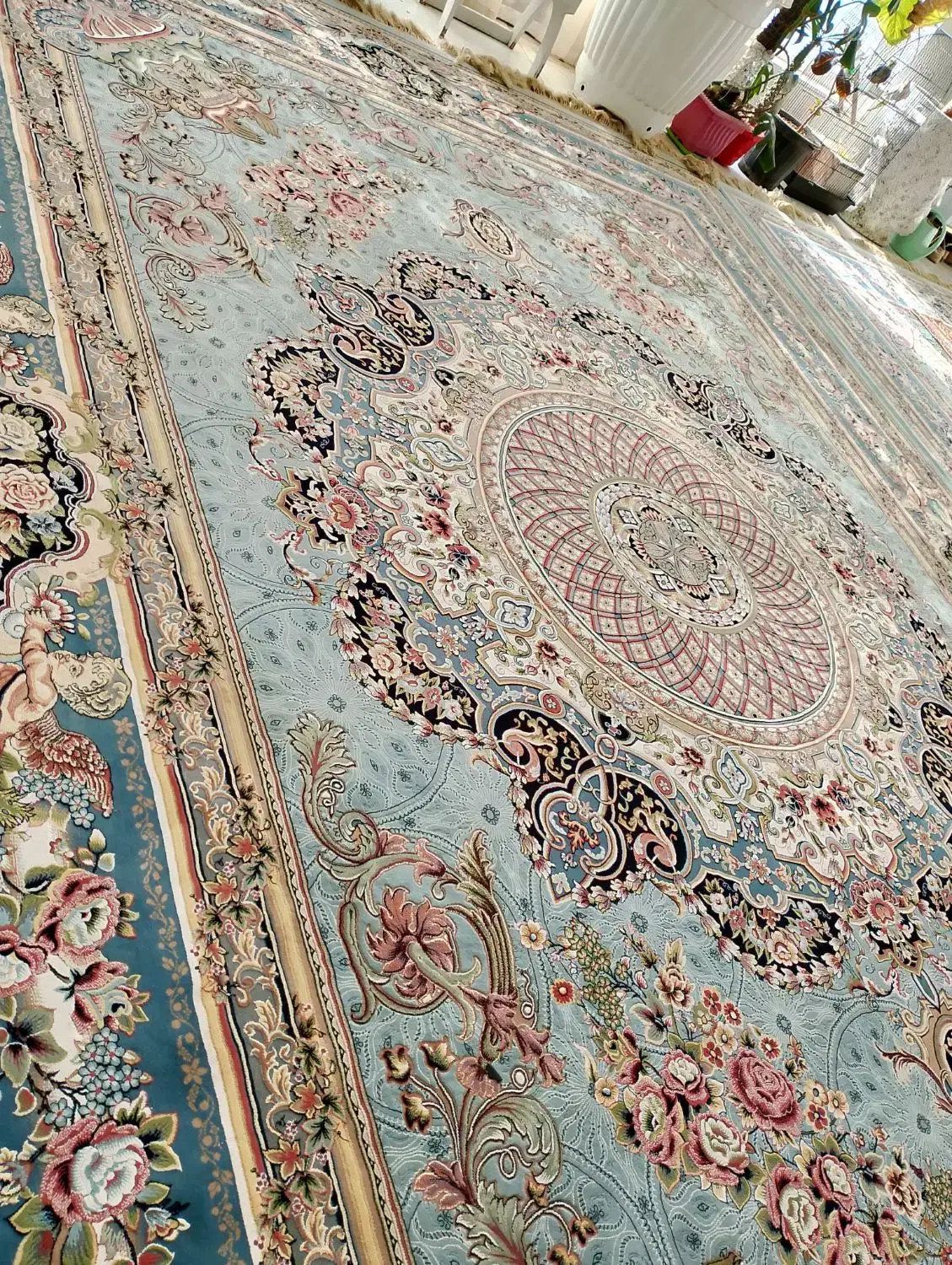 فرش 1200شانه نقش برجسته|فرش|بیرجند, |دیوار