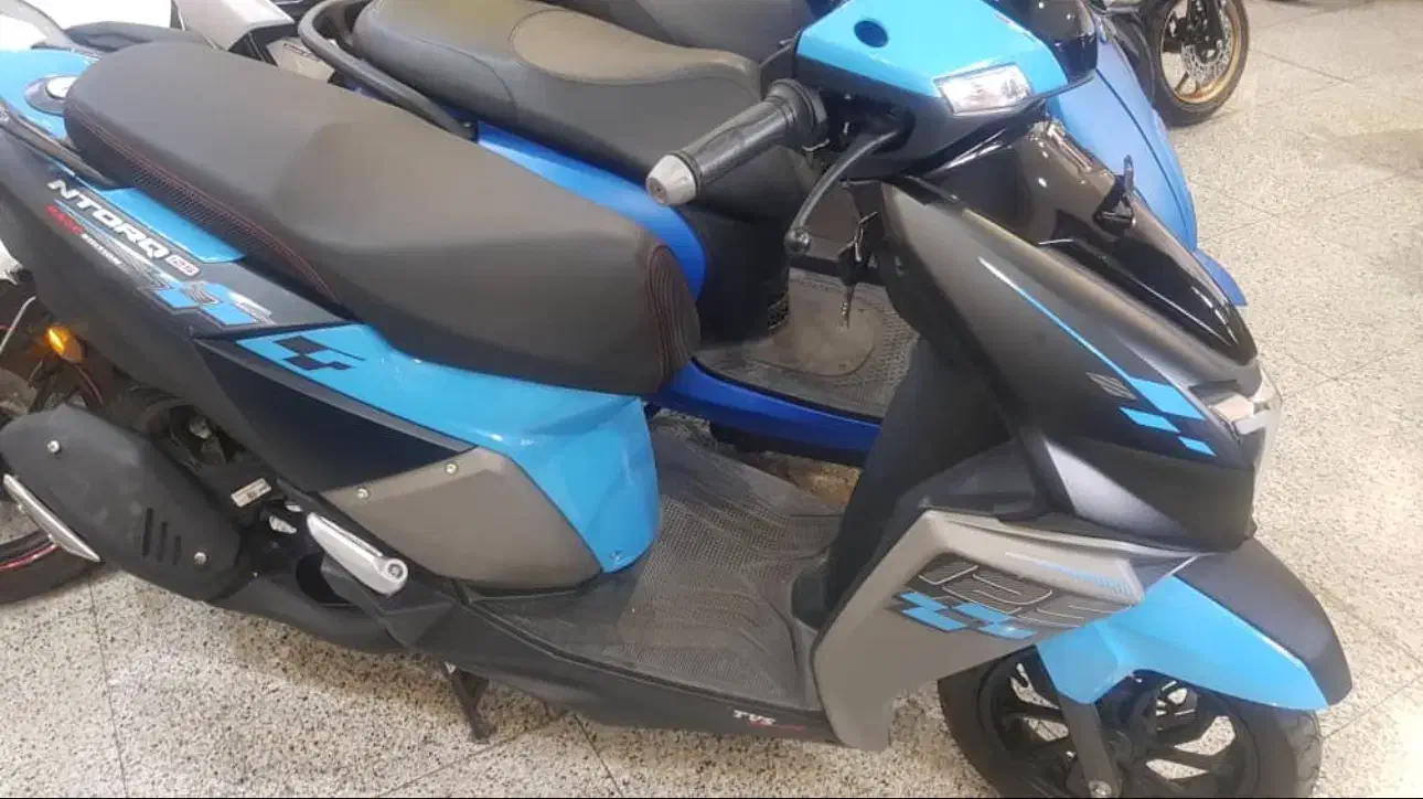 Tvs NTORQ 125|موتورسیکلت|تهران, چوب تراش|دیوار