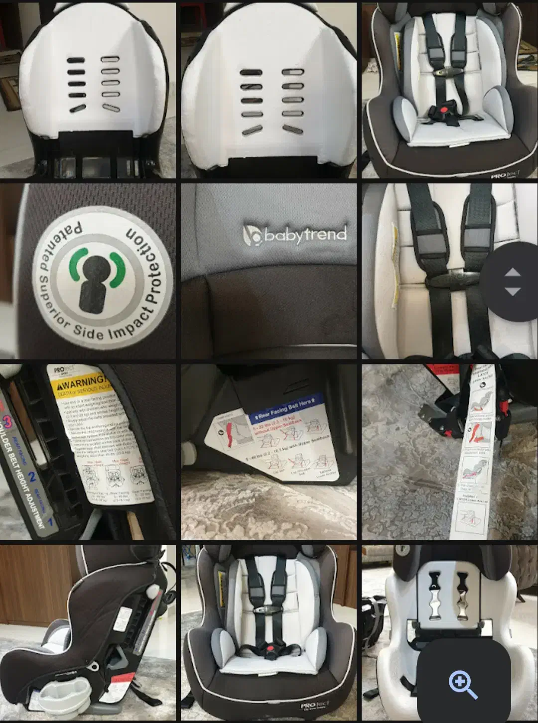 صندلی ماشین کودک برند بی بی ترند|تخت و صندلی بچه|کیش, |دیوار