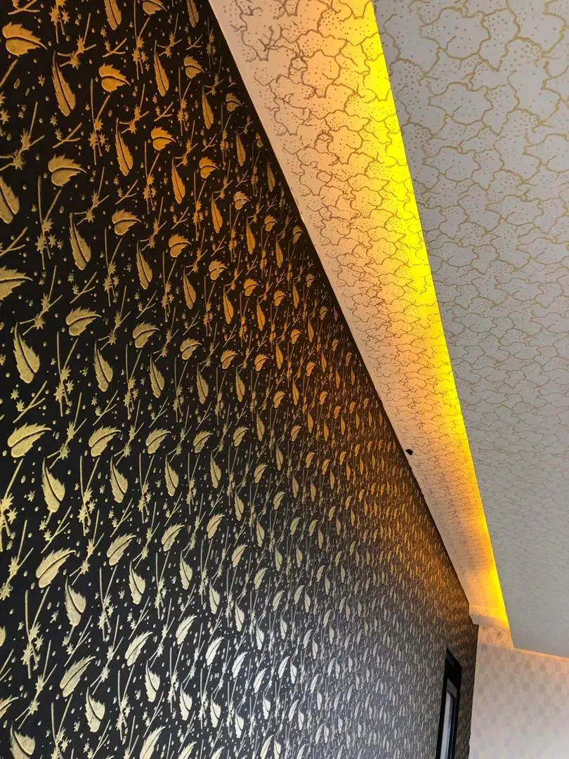 نقاشی ساختمان طرح کاغذدیواری|خدمات پیشه و مهارت|هشتگرد, فاز ۳ مهستان|دیوار