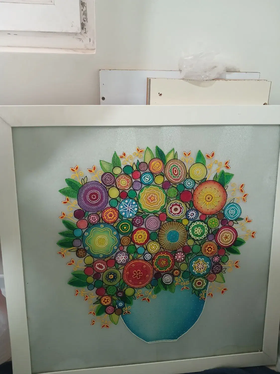 تابلو ویترای کار دست|تابلو، نقاشی، عکس|تهران, صادقیه|دیوار