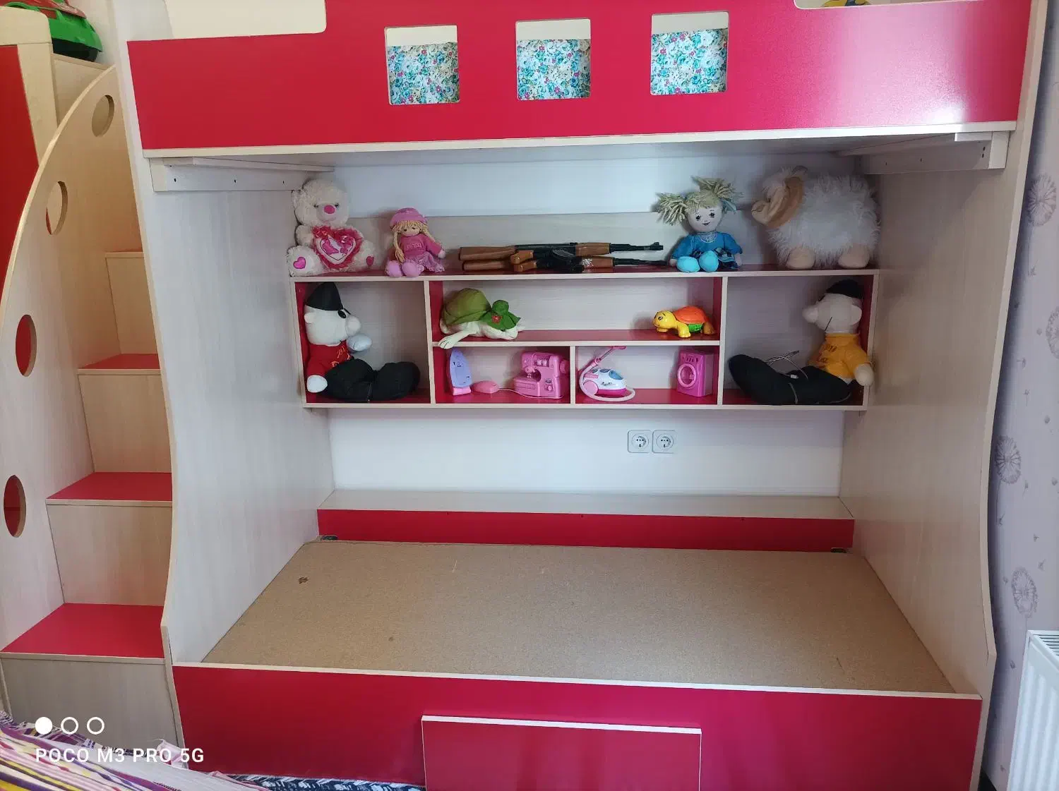 تخت دو طبقه نوجوان|تخت و سرویس خواب|سیرجان, |دیوار