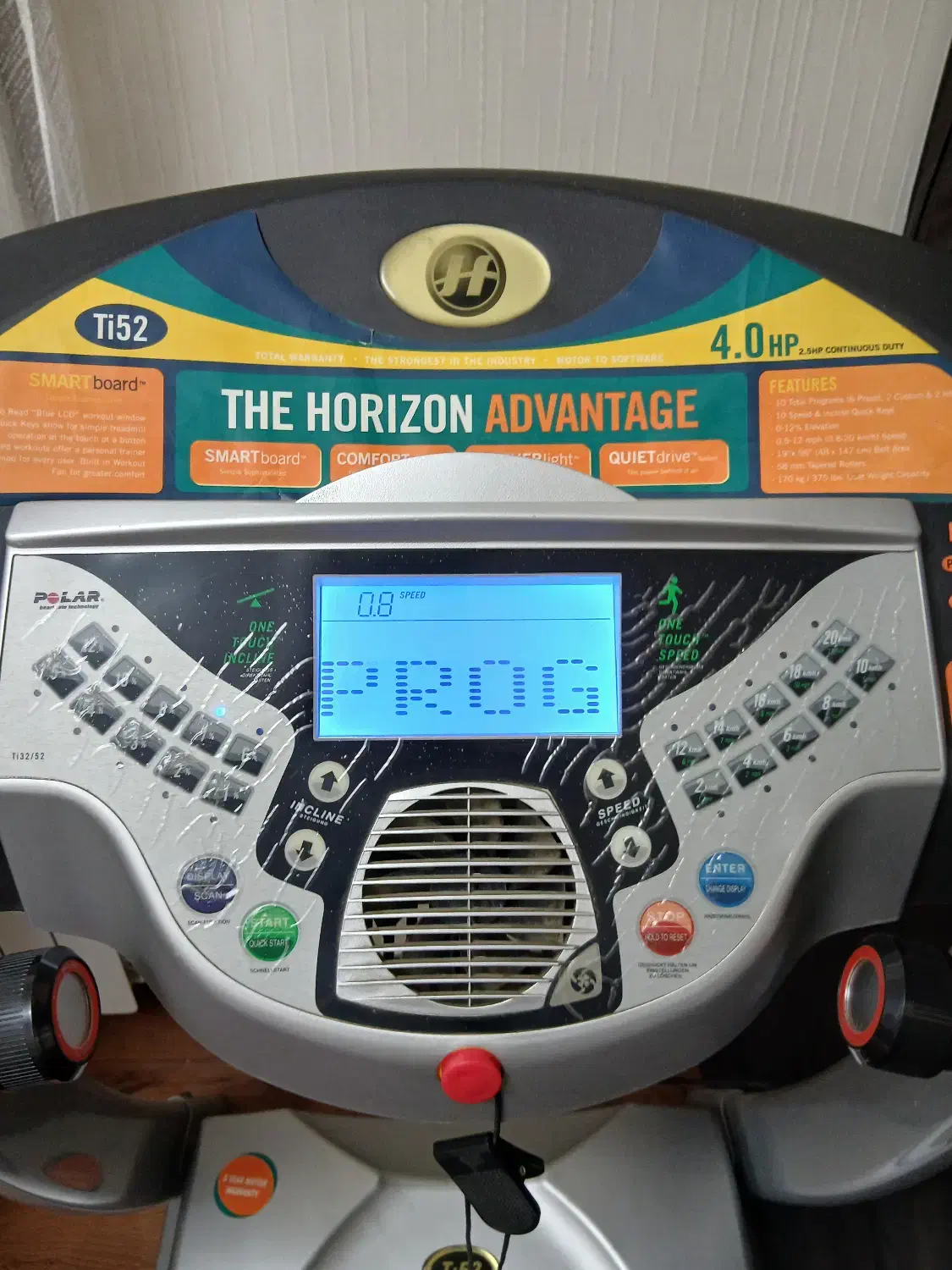 تردمیل حرفه ای باشگاهی هورایزن Horizon Ti52|تجهیزات ورزشی|رشت, گلباغ نماز|دیوار