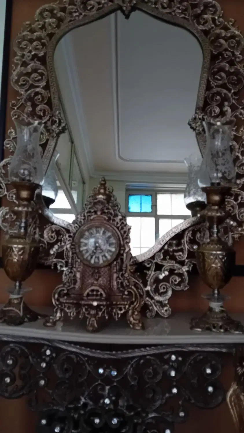 آینه وشمعدان|صنایع دستی و سایر لوازم تزئینی|تبریز, |دیوار