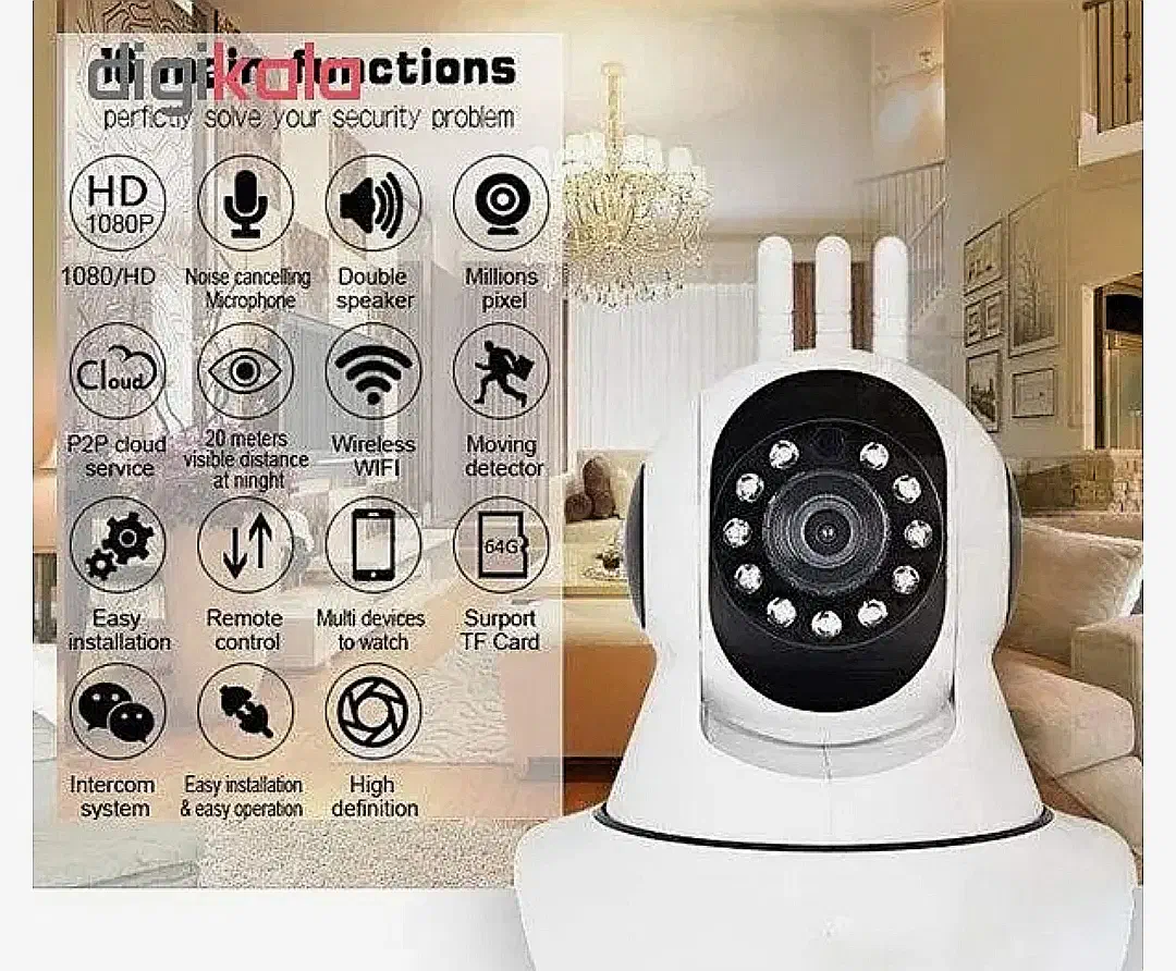 دوربین مدار بسته (دارای وای فا سر خود و رم خور)|دوربین مداربسته|ایذه, |دیوار