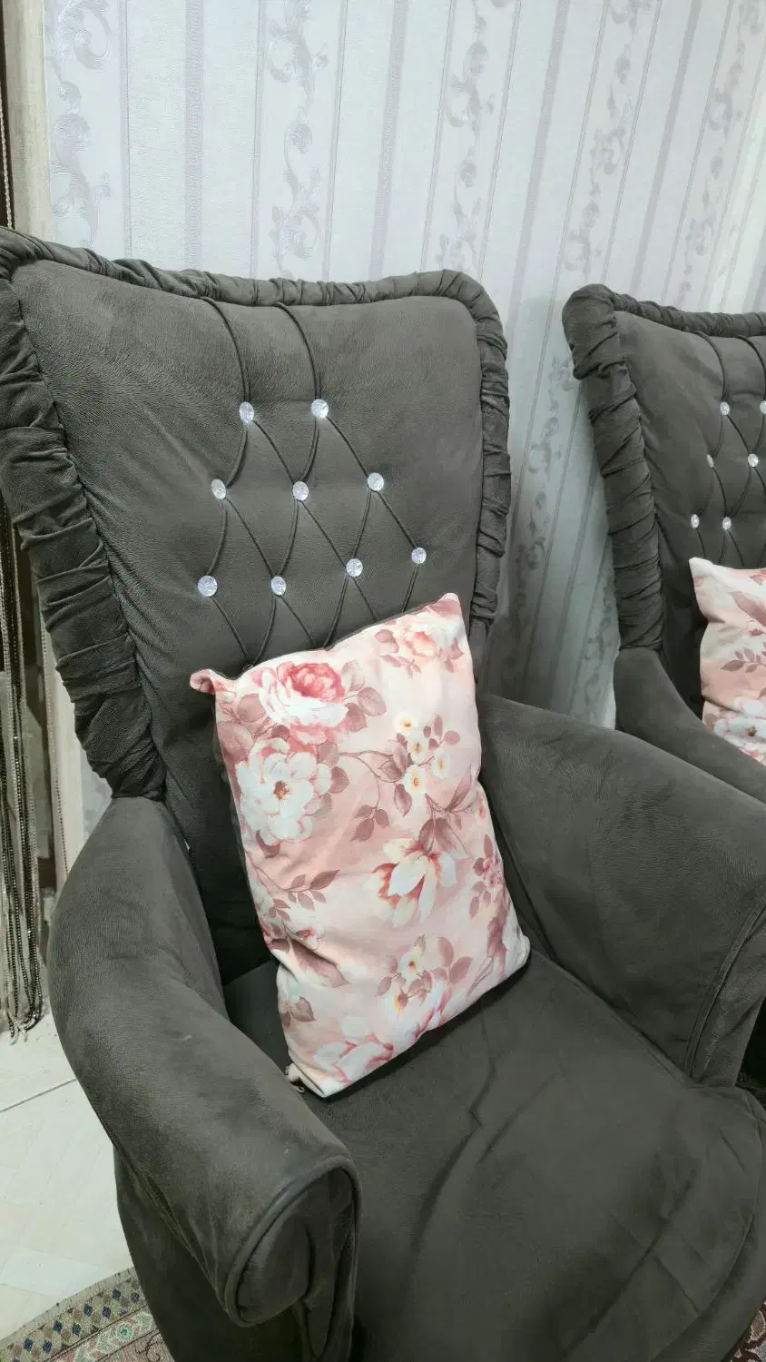 مبل تکی ۲ عدد|مبلمان خانگی و میز عسلی|قدس, شهر‌قدس|دیوار