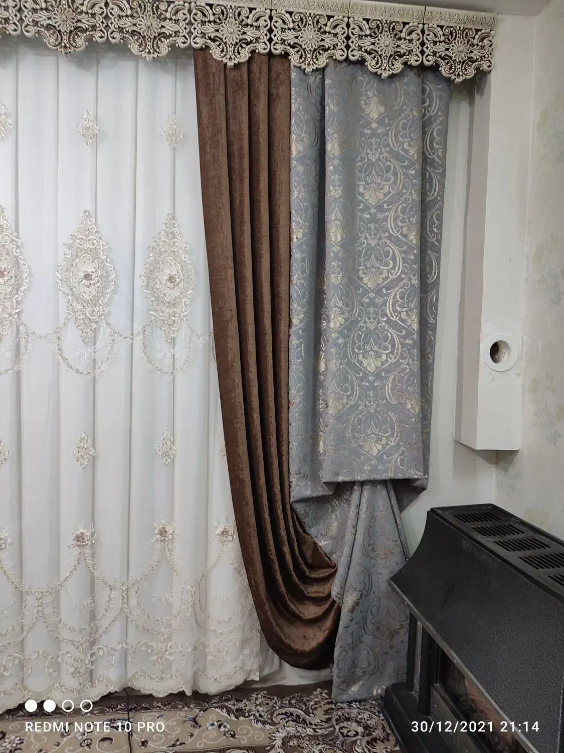 پرده|پرده، رانر، رومیزی|کاشمر, |دیوار