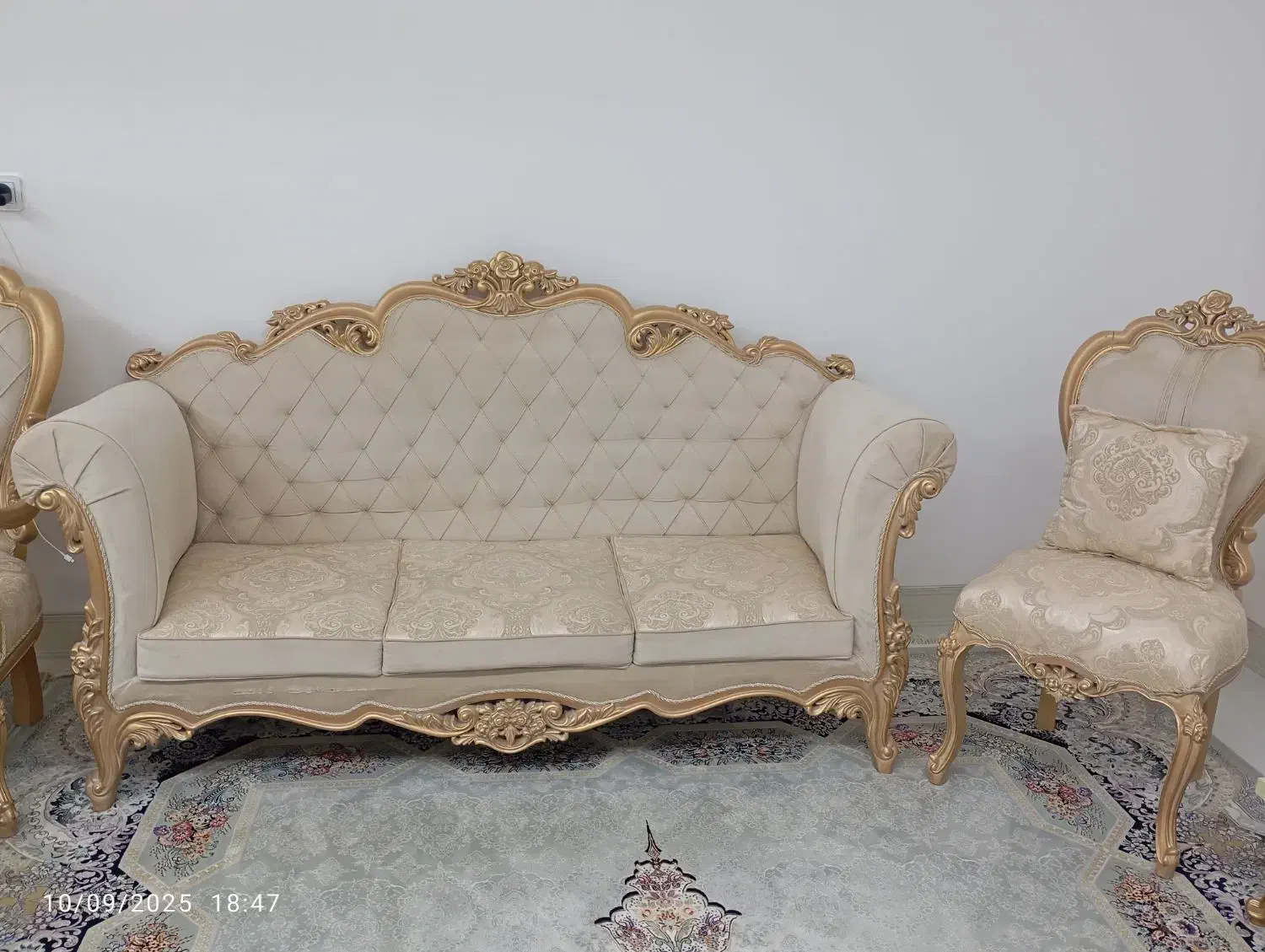 فروش میز نهار خوری ومبل نه نفره|مبلمان خانگی و میز عسلی|ابرکوه, |دیوار