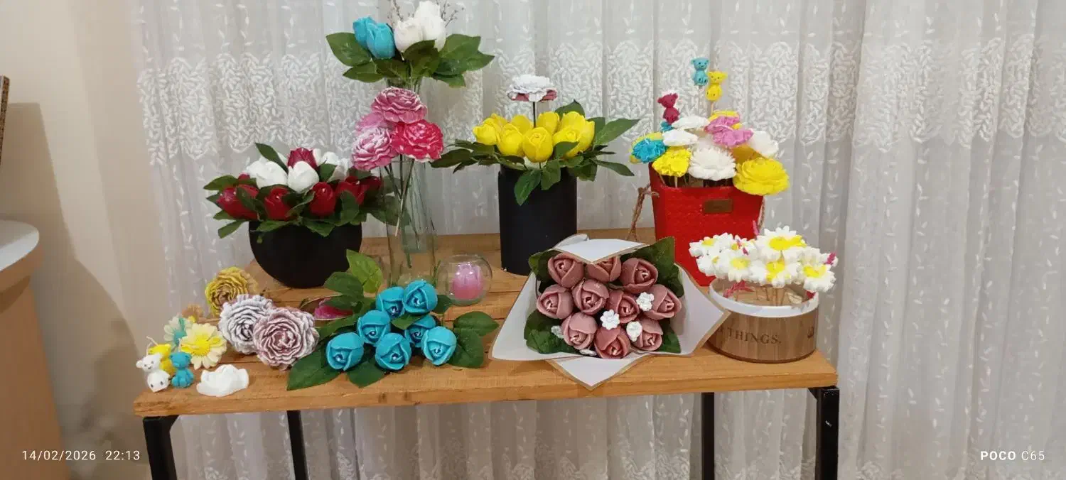 گل.|گل مصنوعی|ایذه, |دیوار