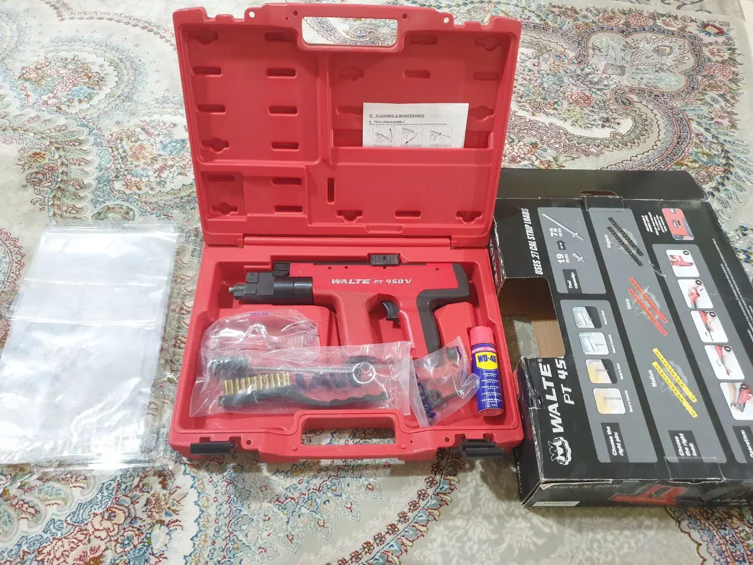 تفنگ میخکوب مدل ولت pt 450 v|ابزارآلات|اراک, |دیوار