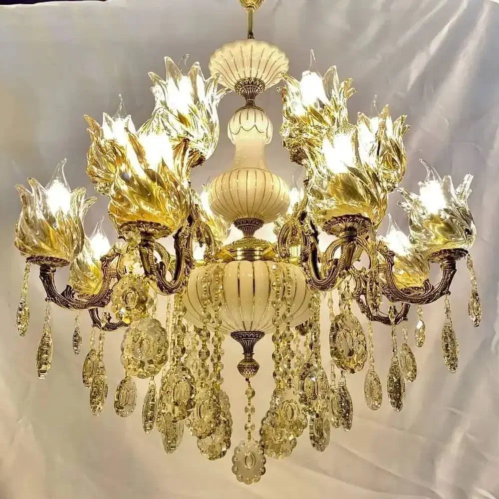 لوستر برنز تولید|لوستر و چراغ آویز|زنجان, |دیوار