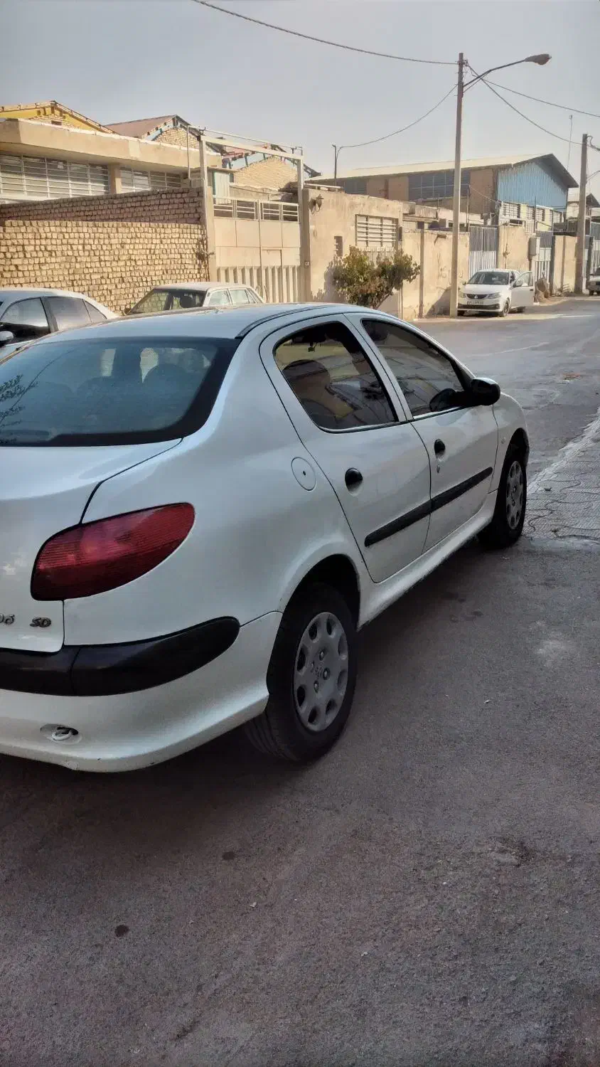 پژو ۲۰۶ SD مدل 1389 دوگانه V8|خودرو سواری و وانت|برخوار, |دیوار