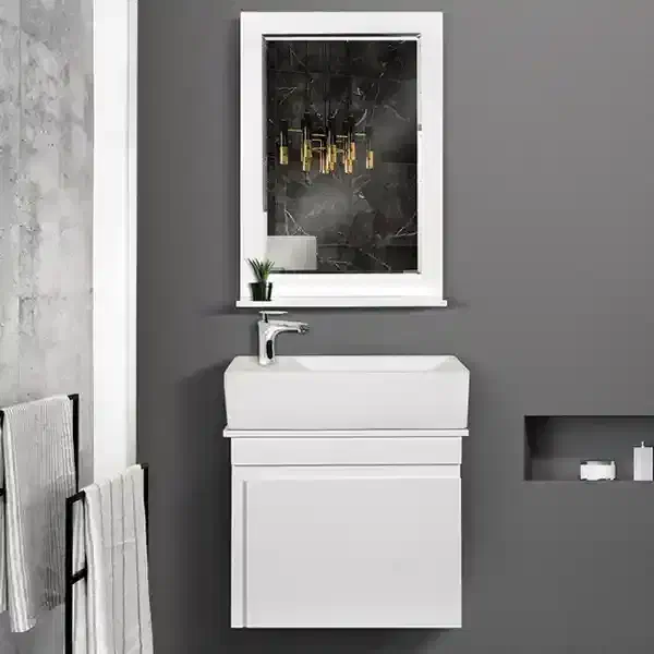 ست کابینت و روشویی مدل ۸۰۰۲ به همراه آینه|لوازم سرویس بهداشتی|اندیشه, شهرک مریم|دیوار