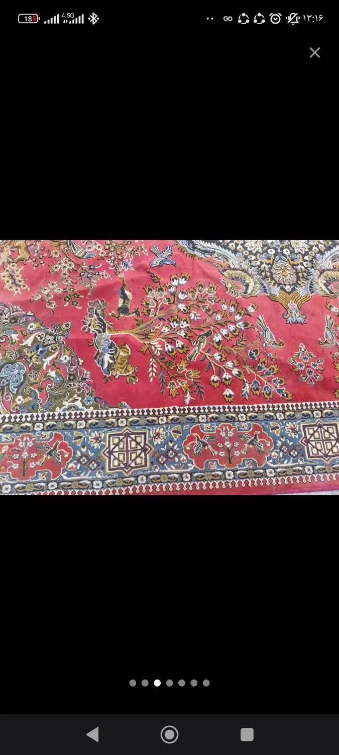 قالی فرش۱۲متری مناسب خونه باغ وکرم۵۰۰ شانه ورق بزن|فرش|قم, کیوانفر|دیوار