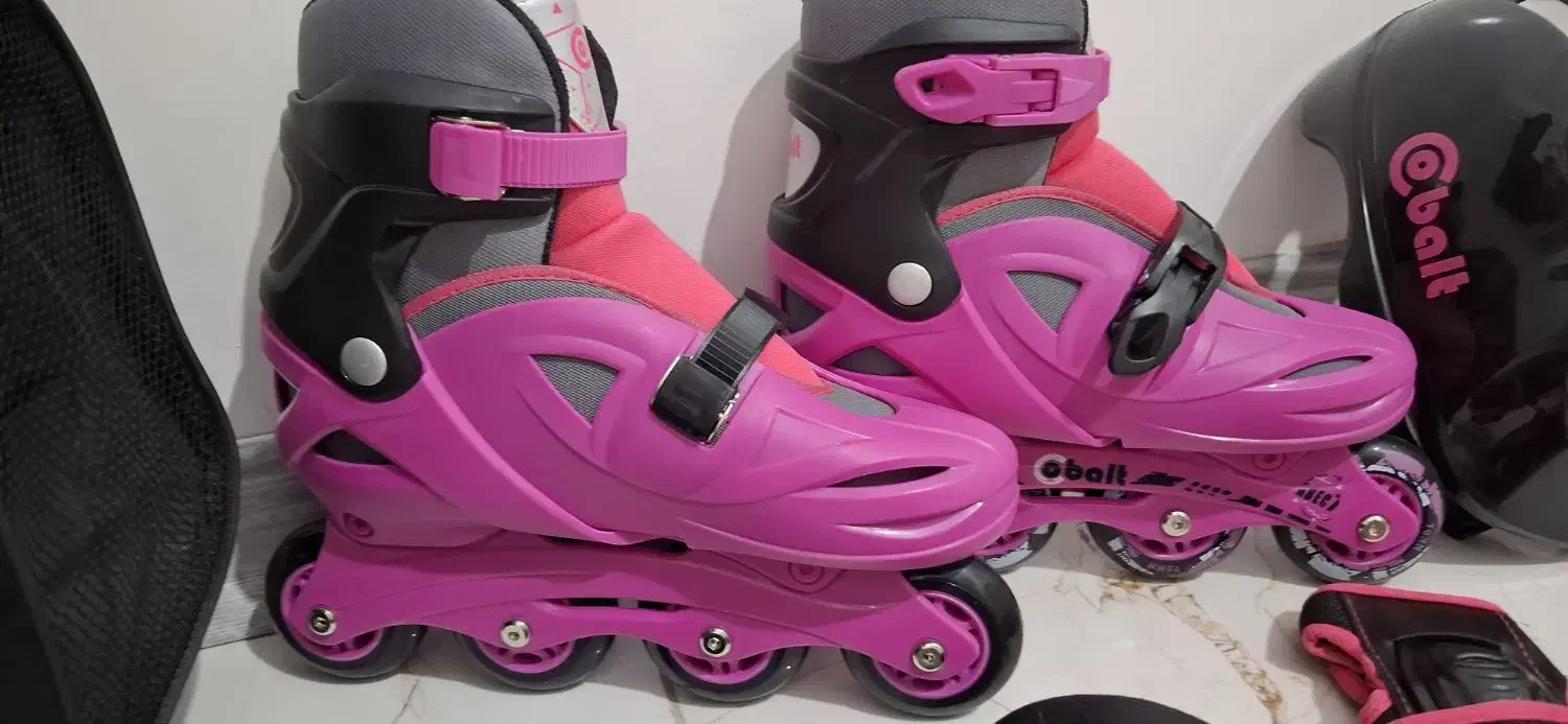 اسکیت پایی کبالت بنفش-مشکی کاملاً نو و آکبند|دوچرخه، اسکیت، اسکوتر|مشکیندشت, |دیوار