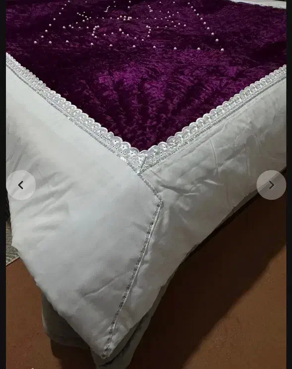 لحاف مخصوص عروس نو|رختخواب، بالش، پتو|قزوین, |دیوار