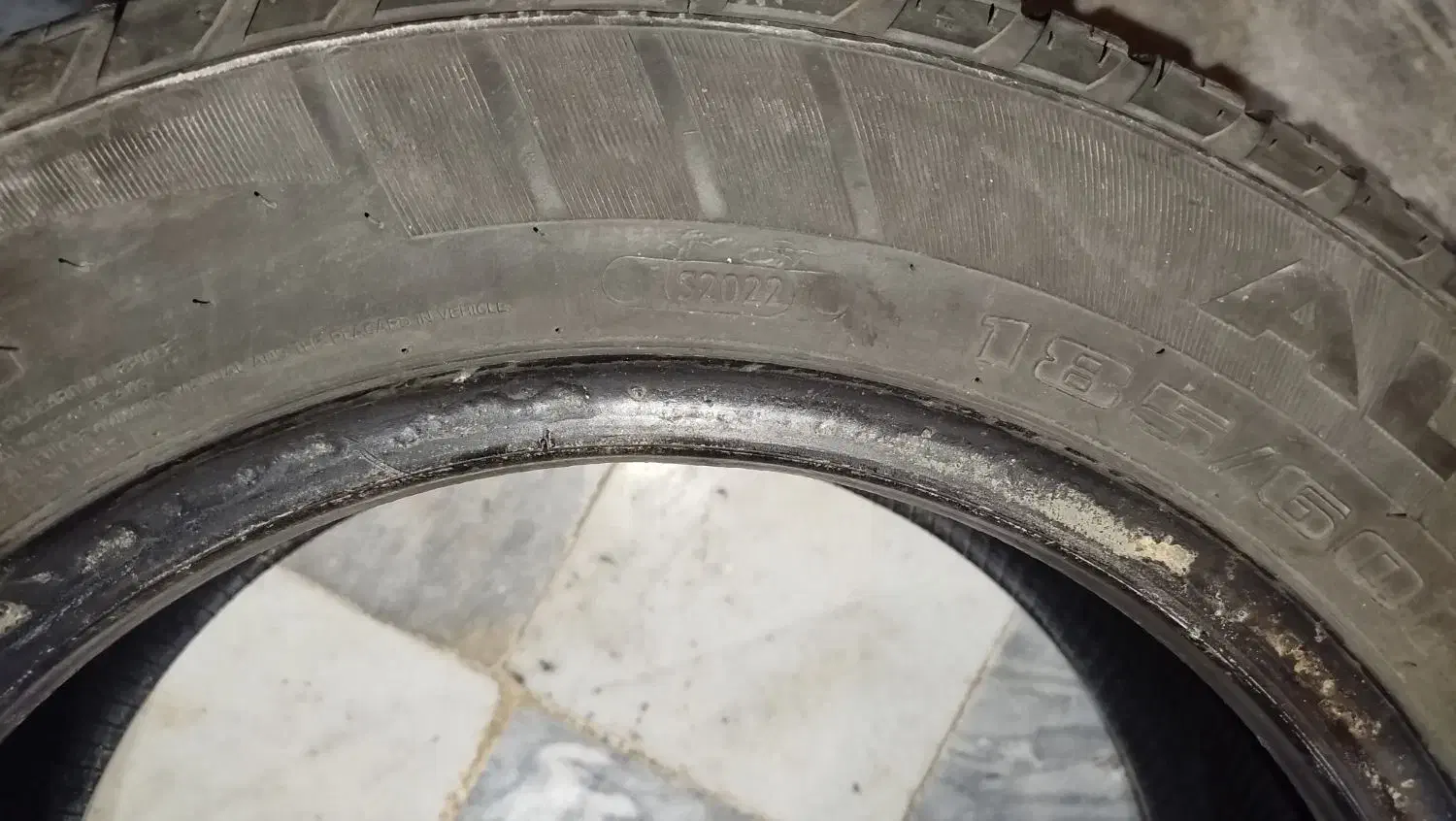 لاستیک ساینا ۱۸۵ ۶۰ رینگ ۱۴ یک حلقه|قطعات یدکی و لوازم جانبی|شاهینشهر, عطار|دیوار