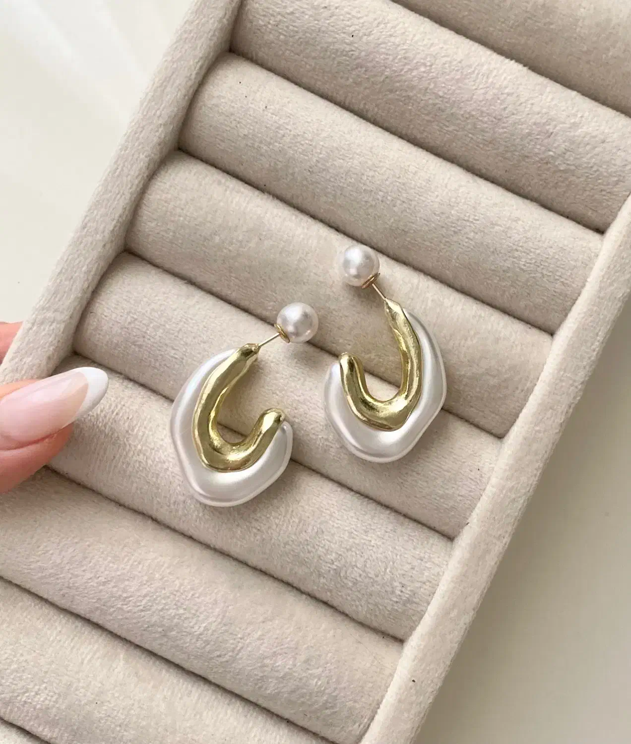 گوشواره مروارید دفرمه|بدلیجات|تهران, آشتیانی|دیوار