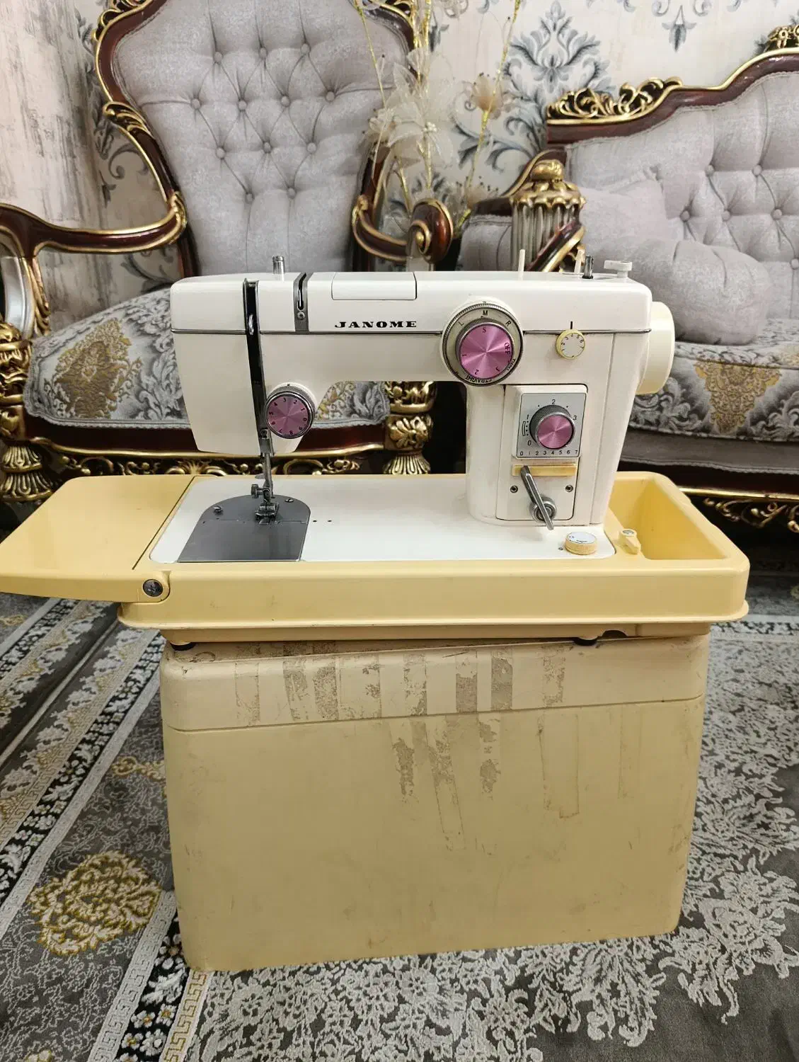 چرخ خیاطی ژانومه اصل ژاپنی|چرخ خیاطی و ریسندگی|کرج, میدان میوه و تره بار مرکزی|دیوار