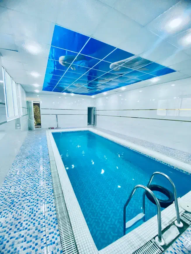 باغ‌۱۰۰۰متری جنگلی با استخر۴۰متری و تراس ۱۰۰متری|اجارهٔ کوتاه‌مدت ویلا و باغ|نیشابور, باغرود|دیوار