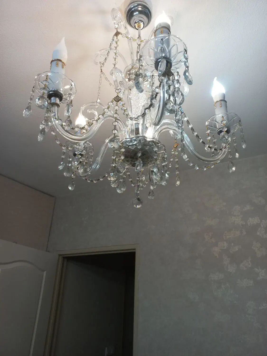 لوسترکریستال|لوستر و چراغ آویز|زنجان, |دیوار