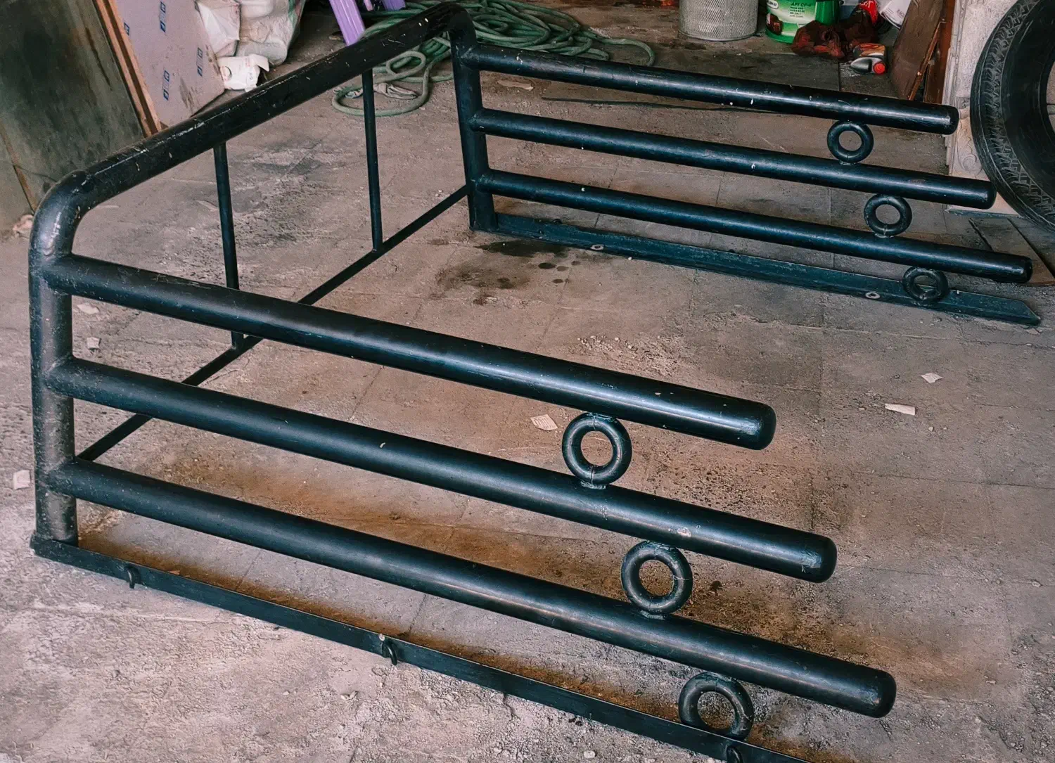 چهار حلقه لاستیک ۸۰ درصد و گارد عقب فلزی|قطعات یدکی و لوازم جانبی|زرند, |دیوار