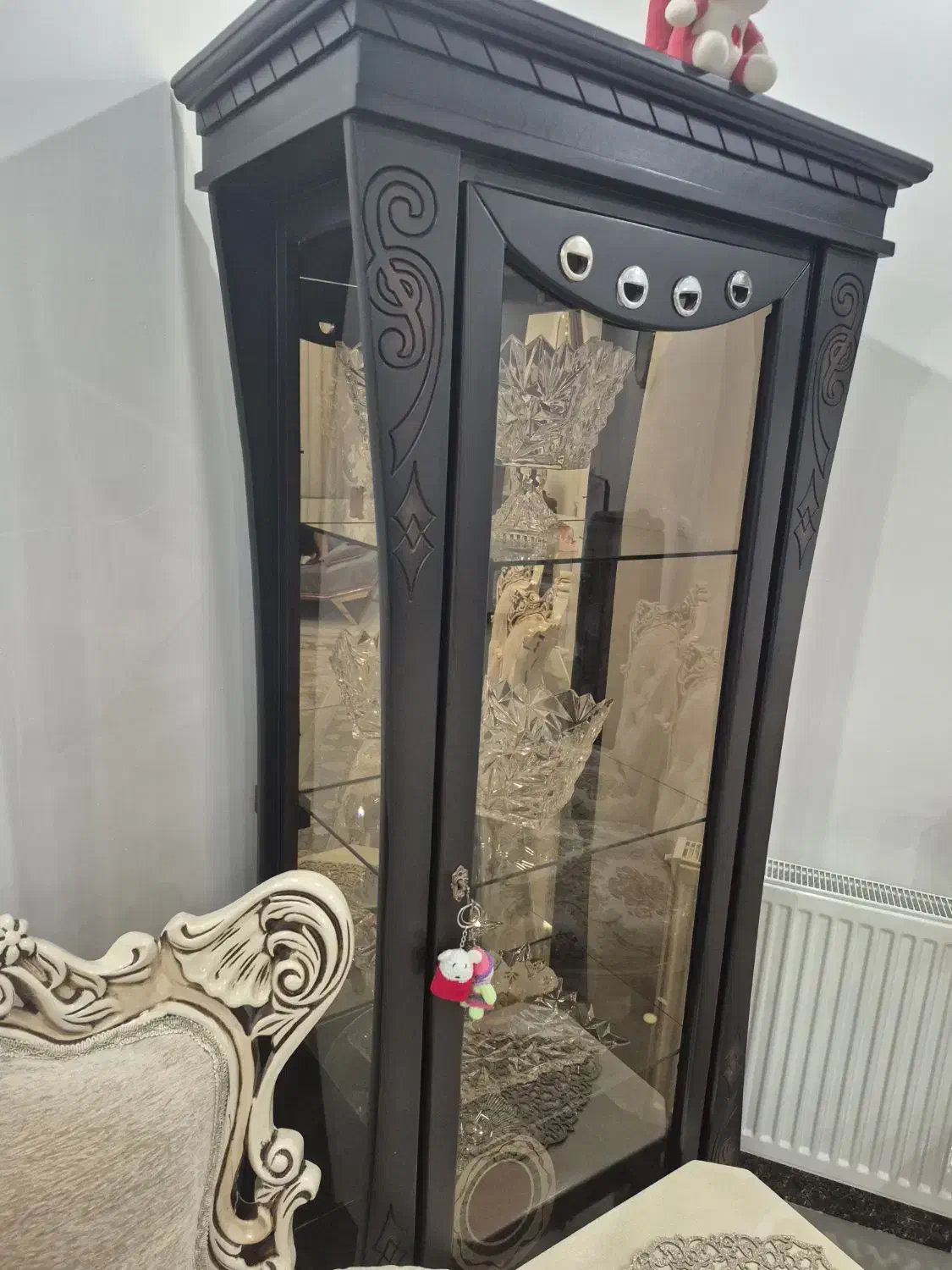 بوفه چوبی آینه دار|بوفه، ویترین، کنسول|پرند, فاز ۰|دیوار