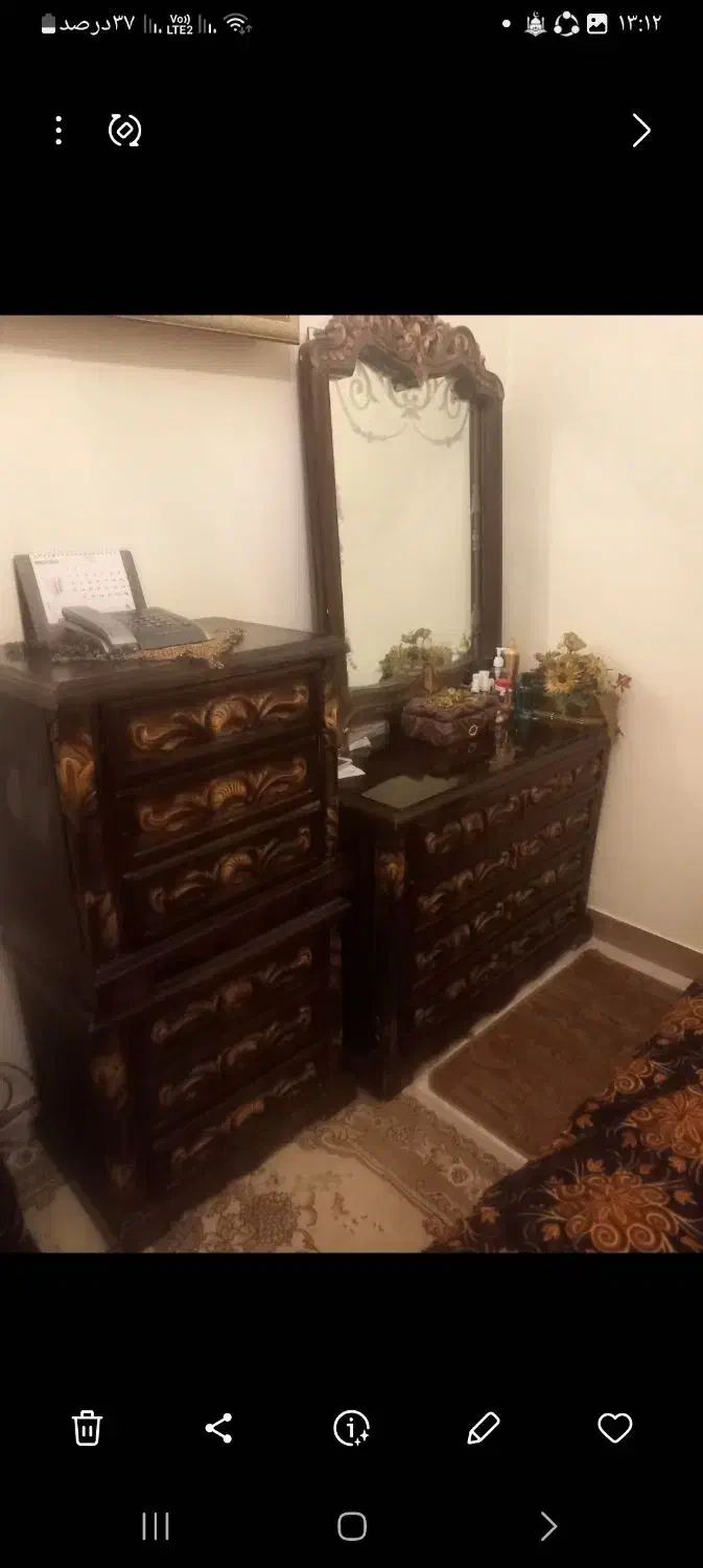 تعدادی وسایل منزل|تخت و سرویس خواب|بهار, |دیوار