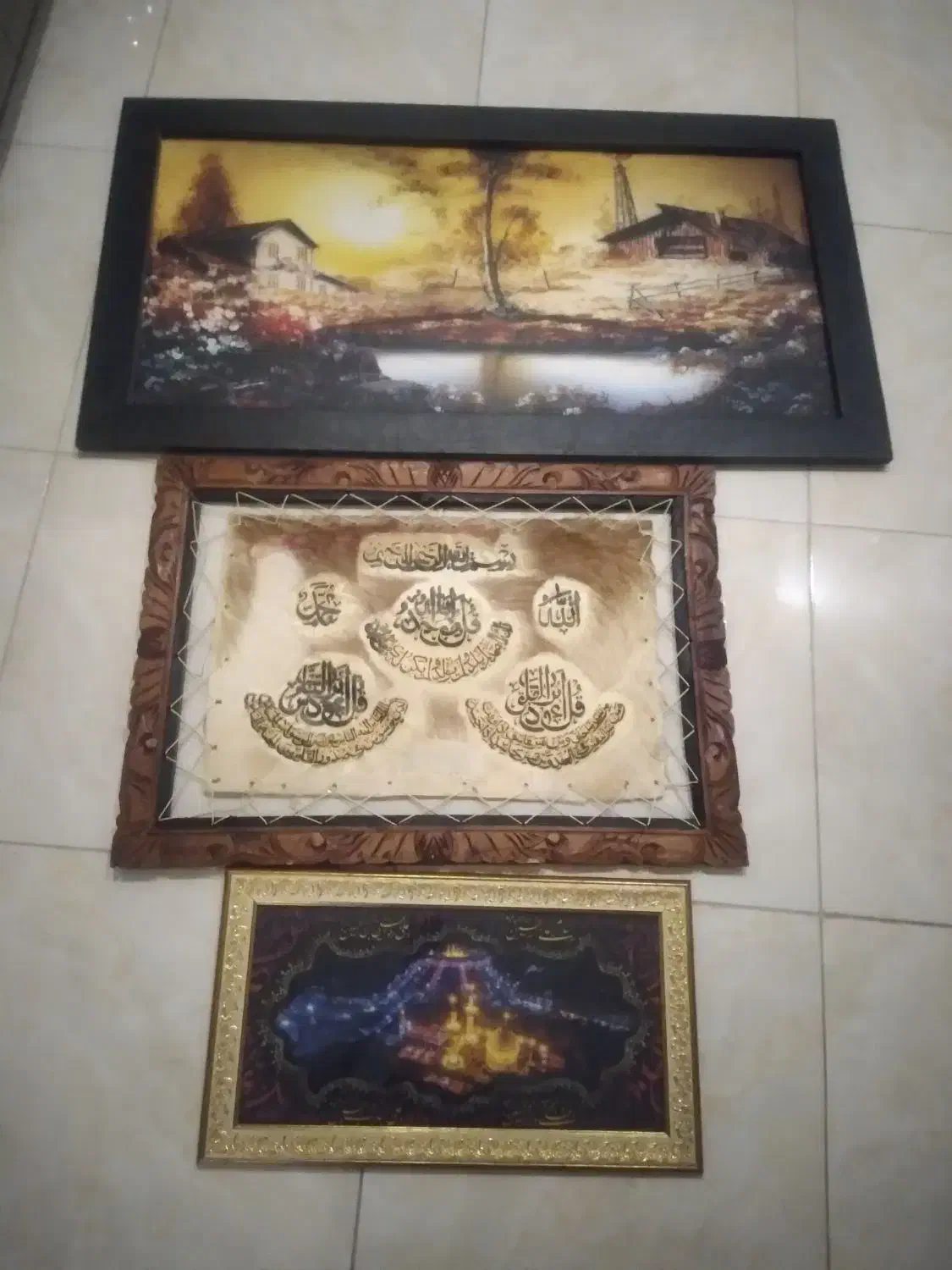 تابلوی پوستی ونقاشی|کلکسیون اشیاء عتیقه|تهران, والفجر (افسریه)|دیوار