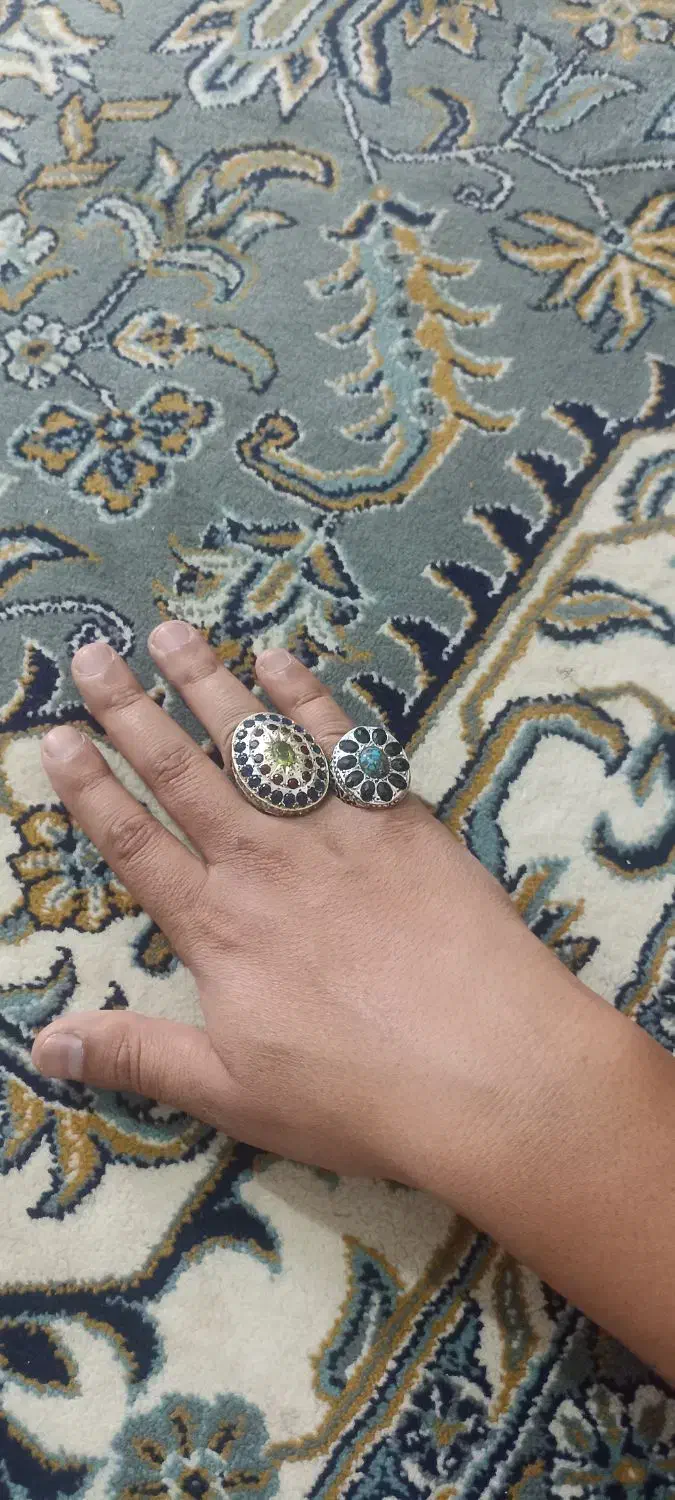 انگشتر نقره جواهری|جواهرات|تربت جام, علوی|دیوار