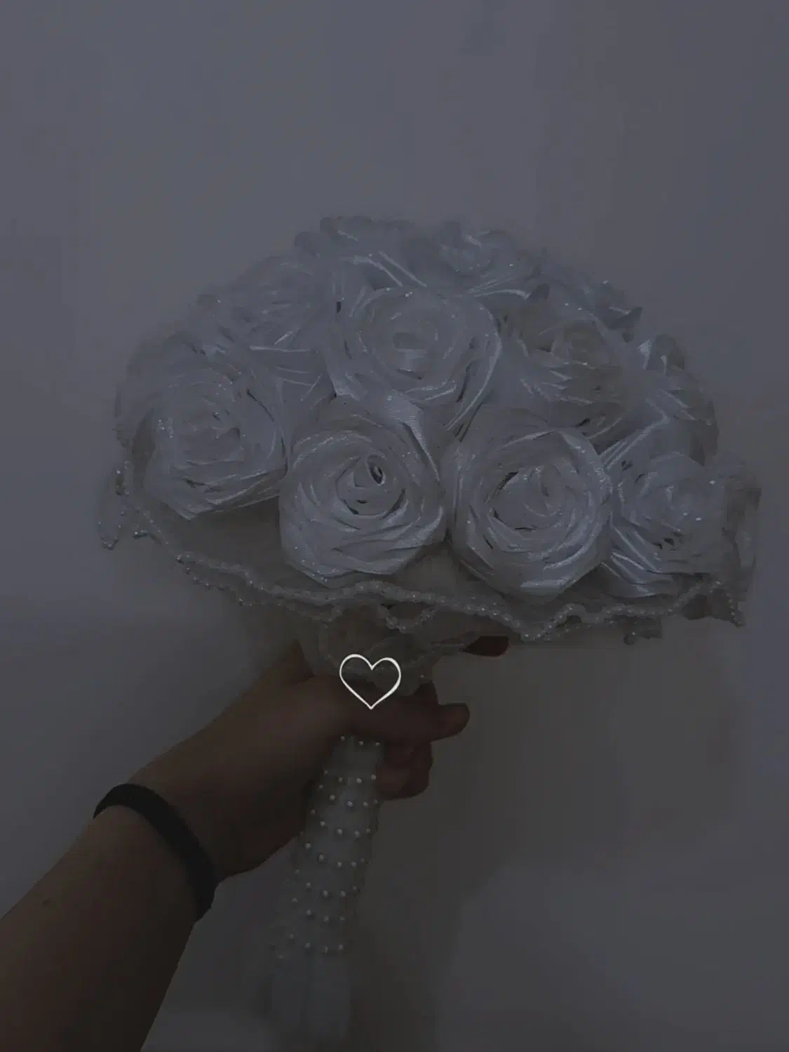 گل عروس روبانی شاین دار|گل مصنوعی|زارچ, |دیوار