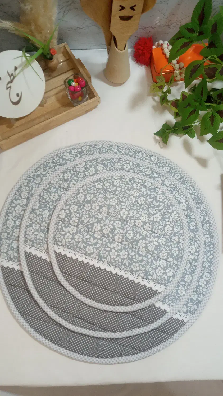 جهیزیه عروس|سفره، حوله، دستمال آشپزخانه|خرم‌آباد, |دیوار